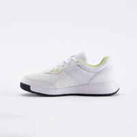 Kids' Lace-Up Tennis Shoes Essential - White & Yellow