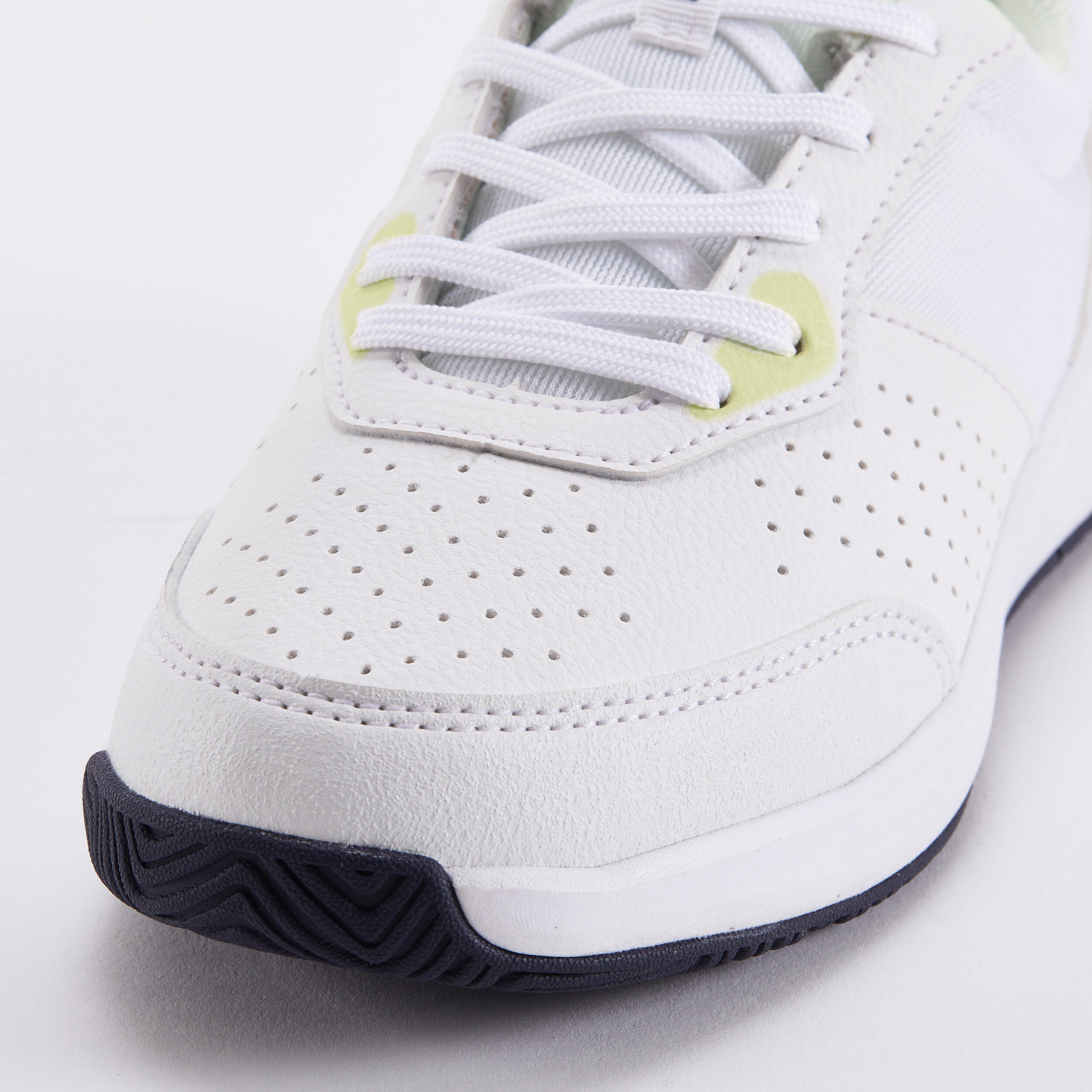 Kids' Lace-Up Tennis Shoes Essential - White & Yellow