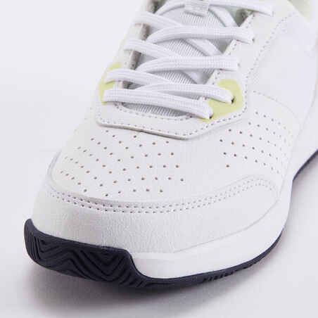 Tenis con cordones niño - Essentiel blanco amarillo