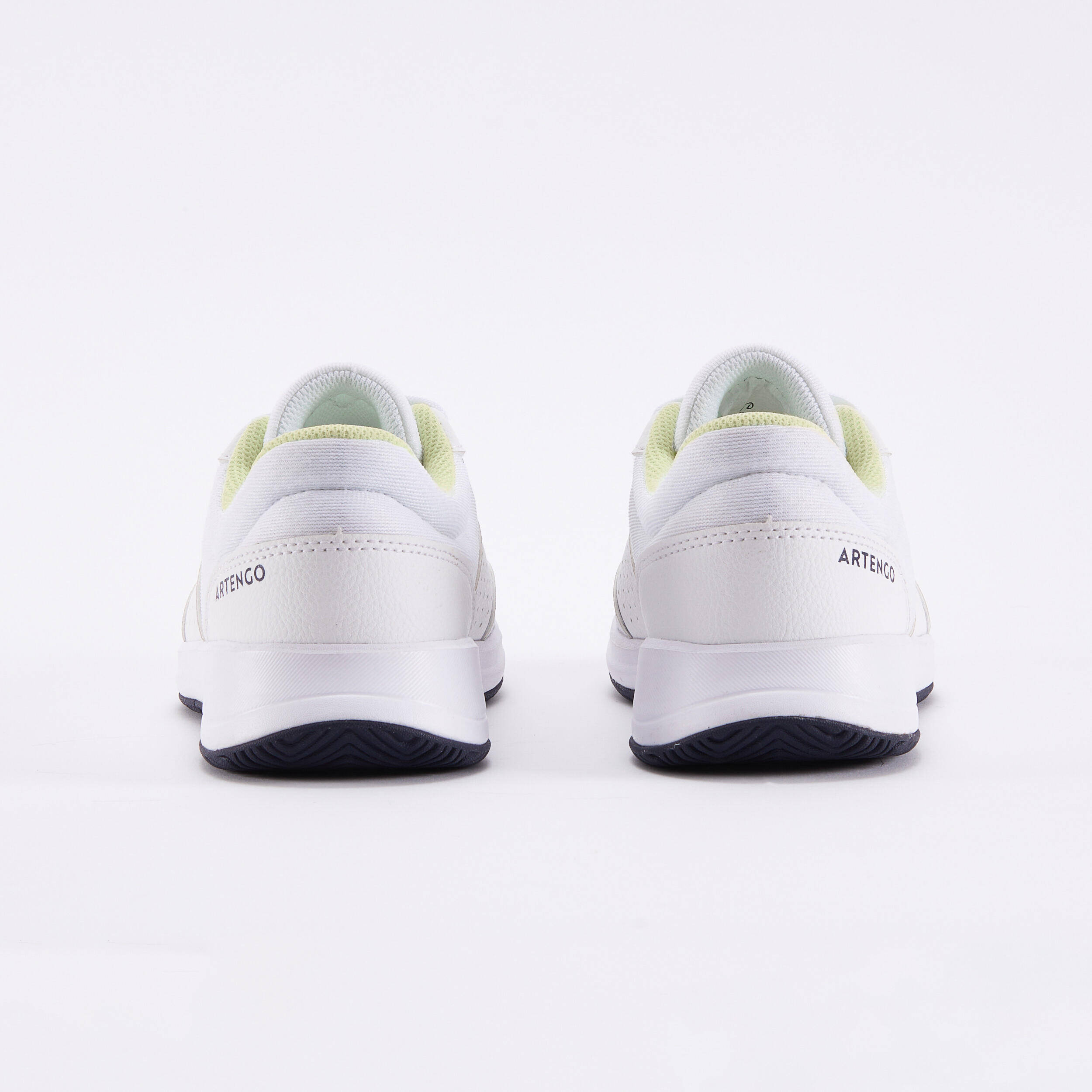 Kids' Lace-Up Tennis Shoes Essential - White & Yellow -  3