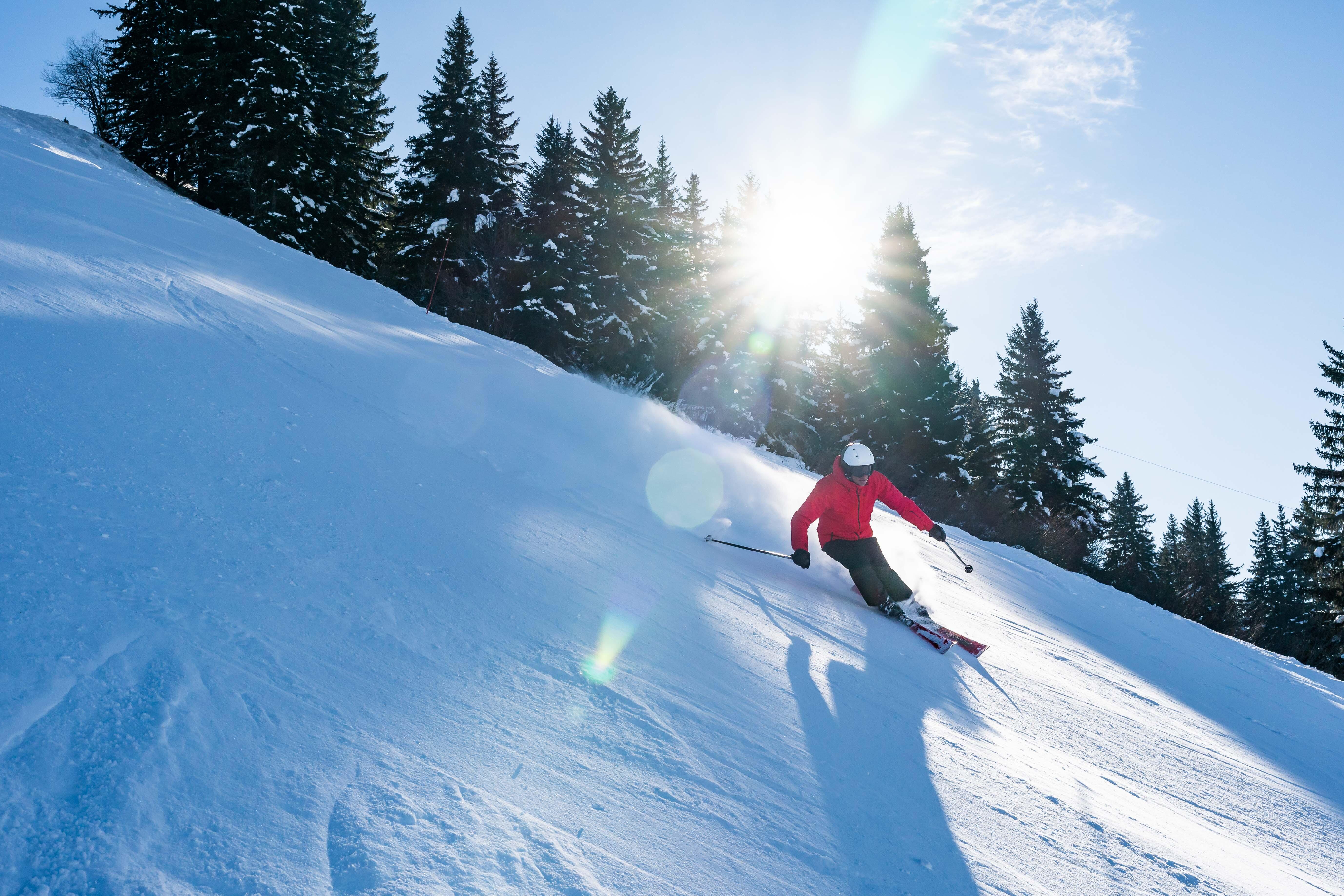 Men’s Downhill Skis with Bindings – Boost 500 - WEDZE