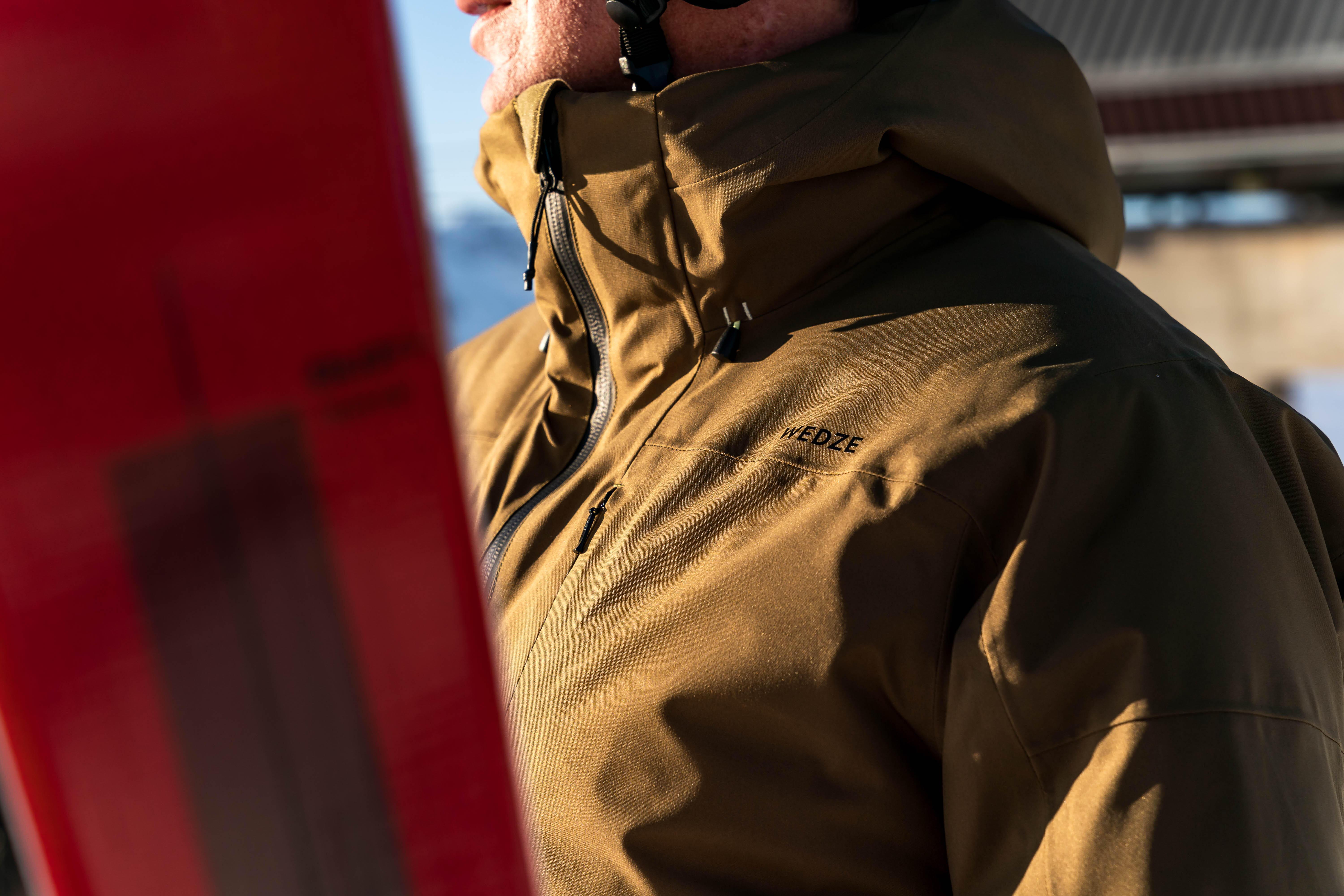 Men's Ski Jacket 500 -6°C - Khaki