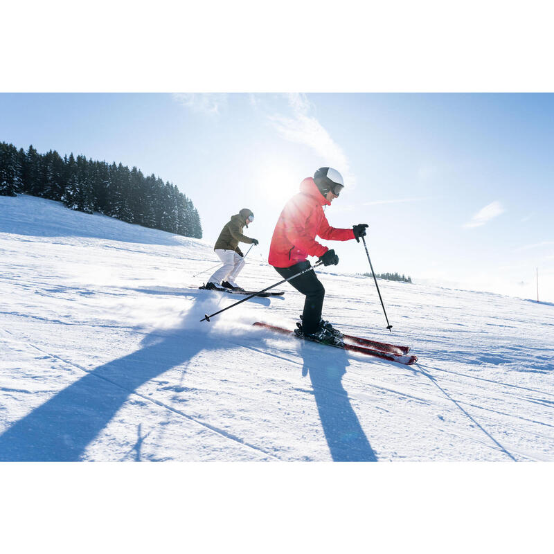 Skijacke Herren warm Piste - 500 rot 