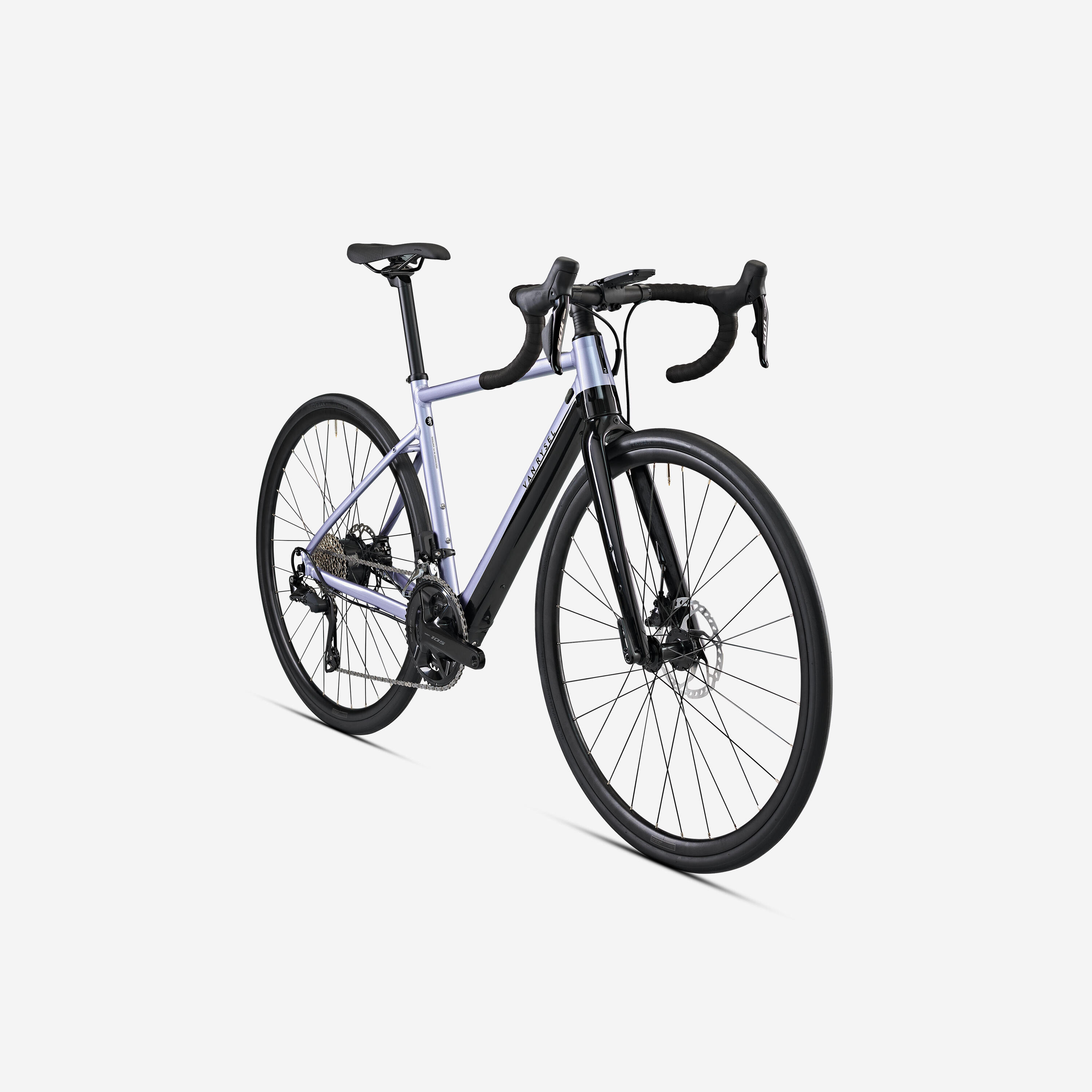 Vélo de route électrique Shimano 105 Di2 2x12v, E-EDR AF lila