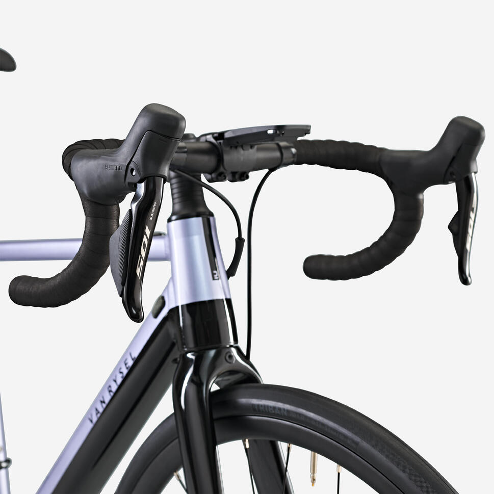 Van Riel Velo Vélo de route à assistance électrique - E-EDR AF Shimano 105 Di2 2x12S ...