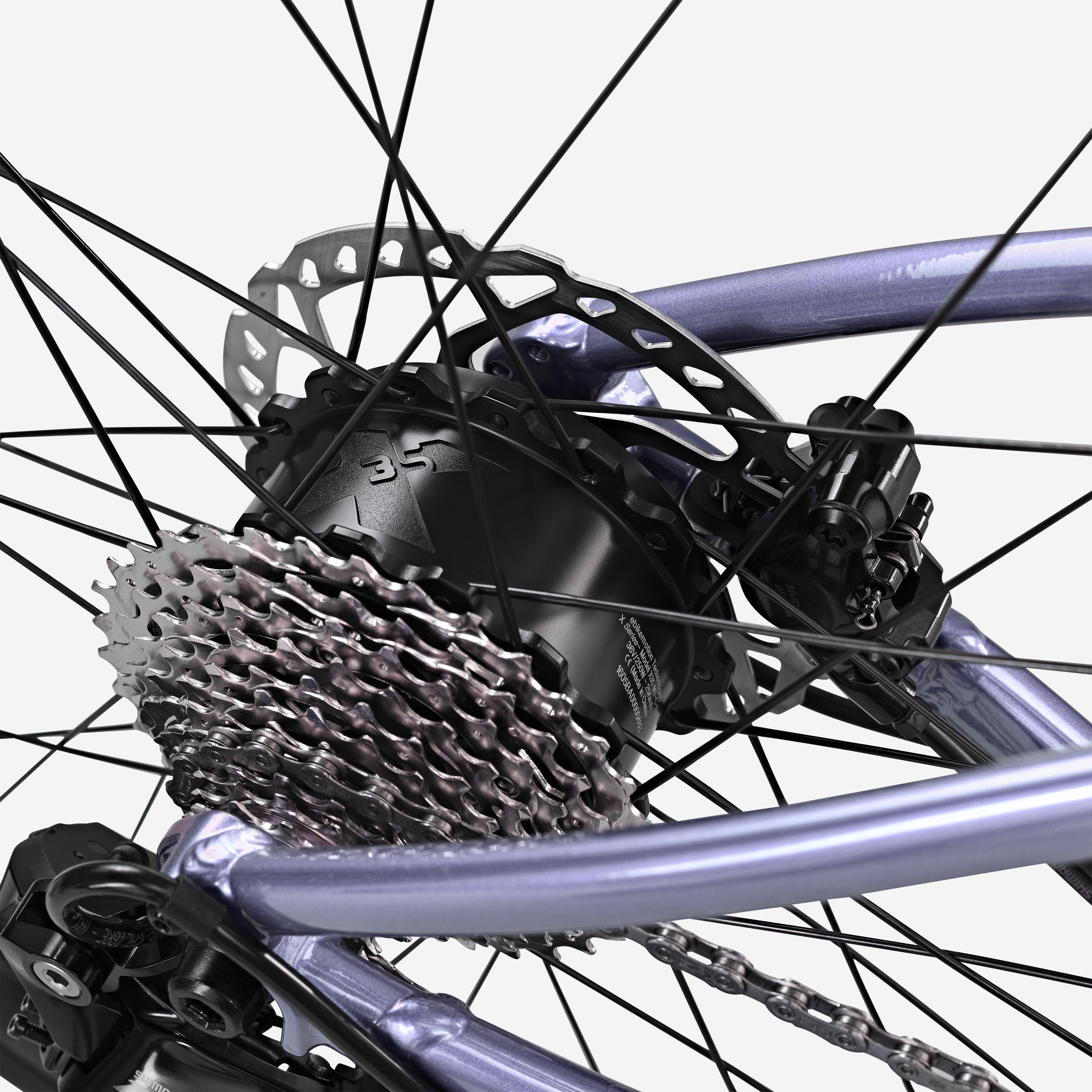 Women's Electric Road Bike E-EDR AF Shimano 105 Di2 2x12S Lilac