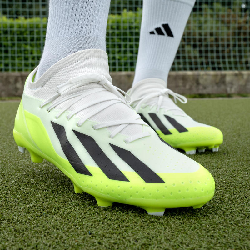 ADIDAS X Crazyfast.3 FG voetbalschoenen wit/geel