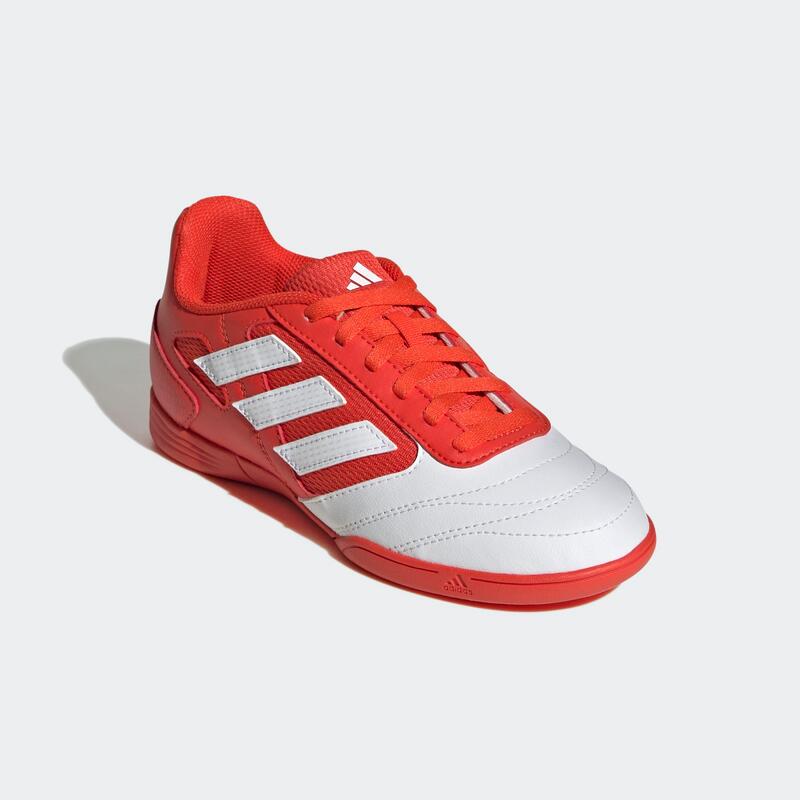 Kinder Fussball Hallenschuhe Futsal - Super Sala 2 rot/weiss