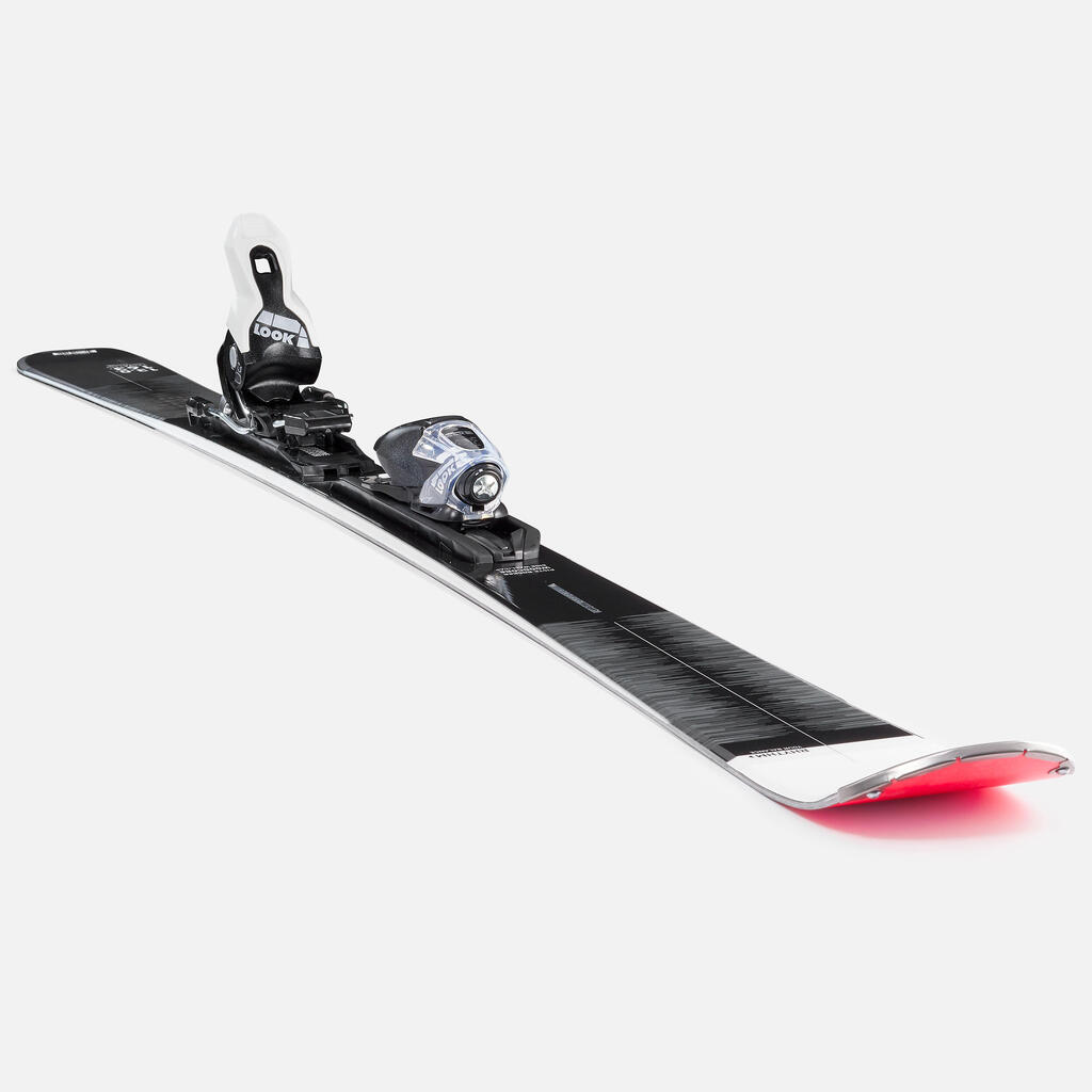 Dámske zjazdové lyže s viazaním Boost 580 čierno-biele