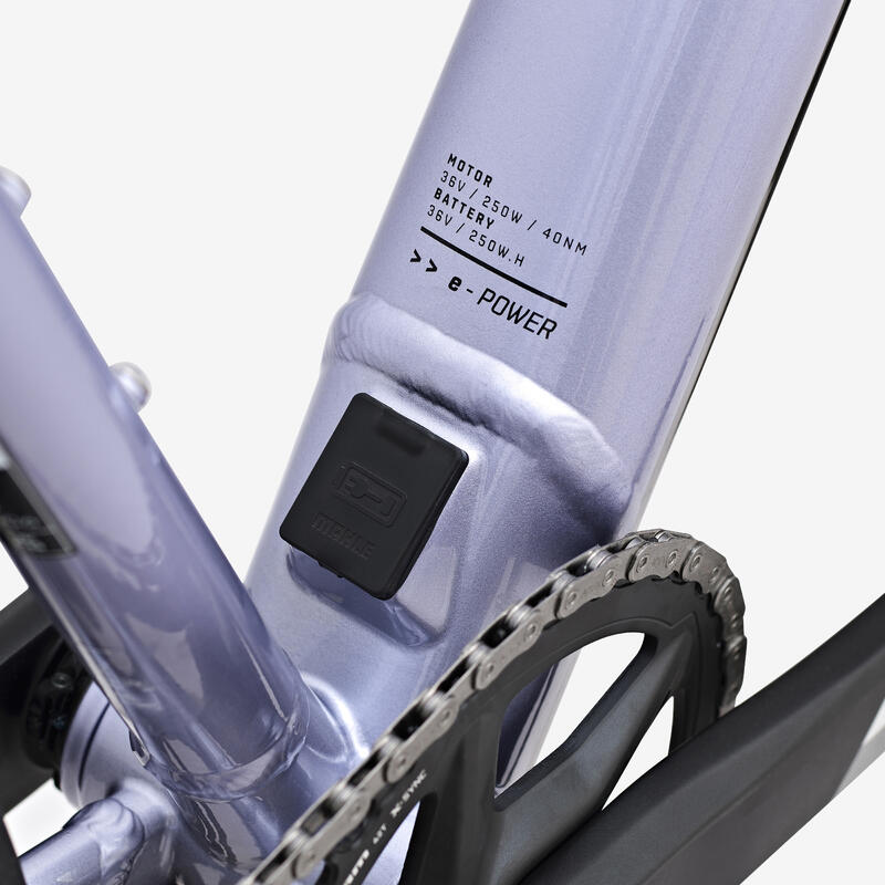 Vélo de route à assistance électrique - E-EDR AF SRAM APEX AXS 1x12 lila