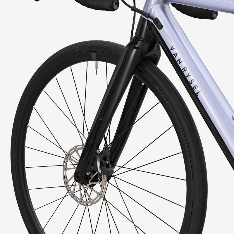 Bicicleta de Estrada de Assistência Elétrica E-EDR AF SRAM APEX AXS 1x12 Lilás