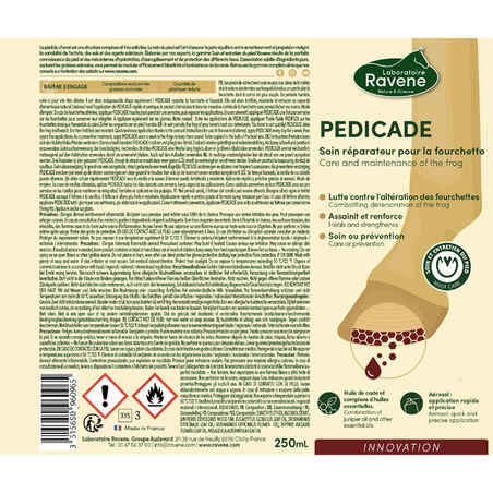 Nagų priežiūros priemonė žirgams ir poniams „Pedicade“, 250 ml