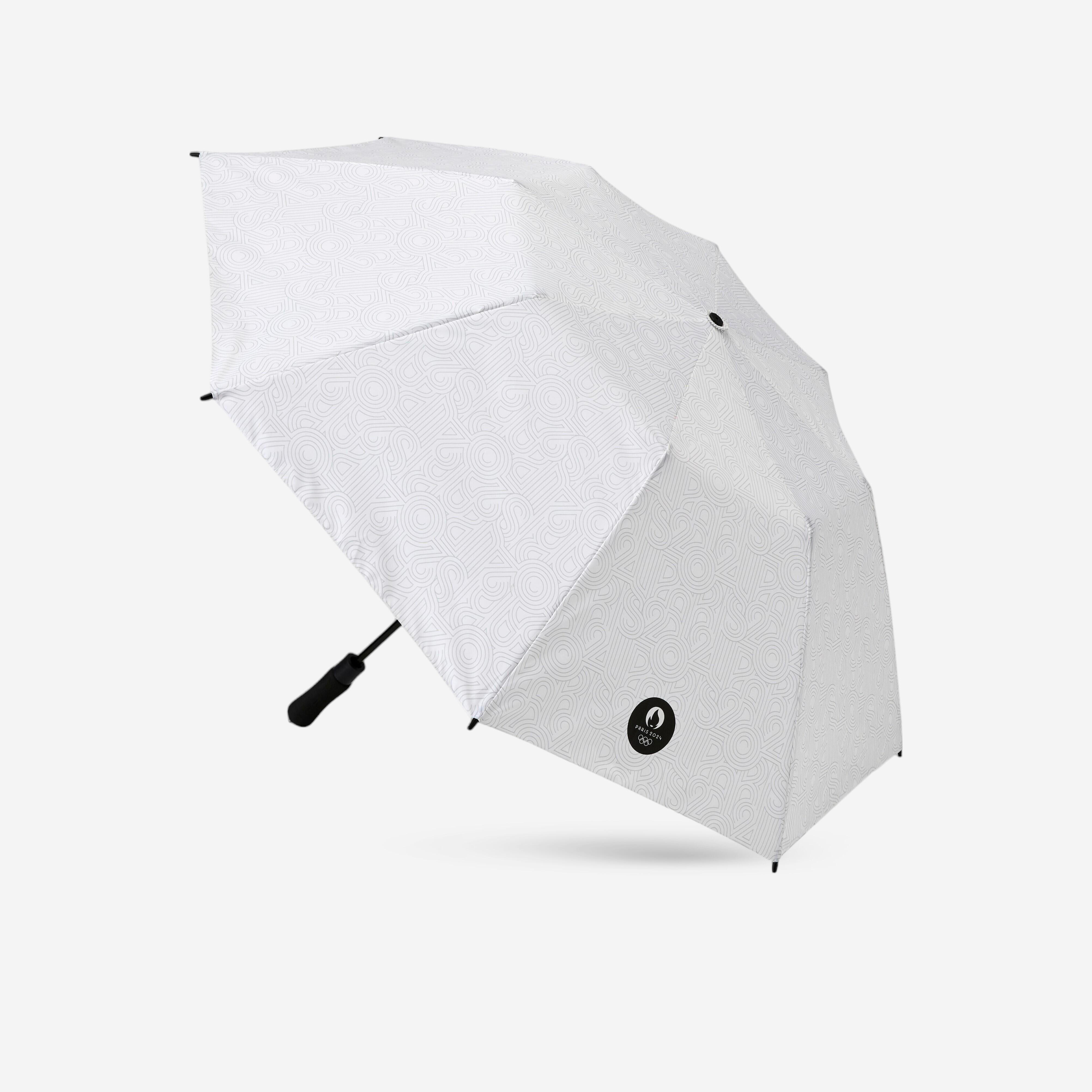 Paris 2024 - Parapluie Small - Profilter Blanc Paris 2024 - Parapluie - Golf - Blanc - Taille Unique - Decathlon