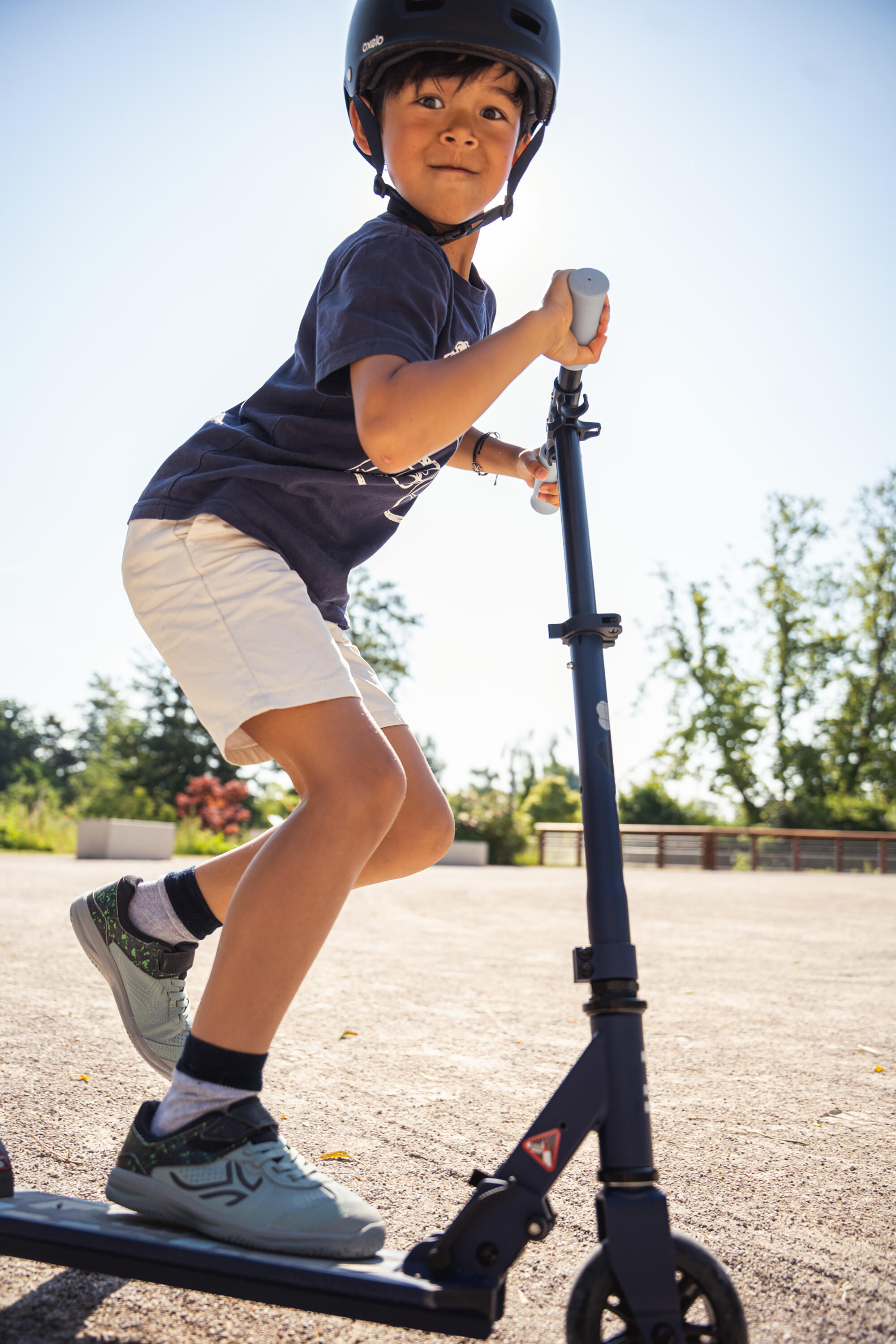 Scooter Tretroller Kinder ‒ MID1 Galaxy blau 10/12
