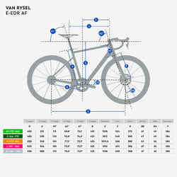 Electric Road Bike E-EDR AF Shimano 105 - Red