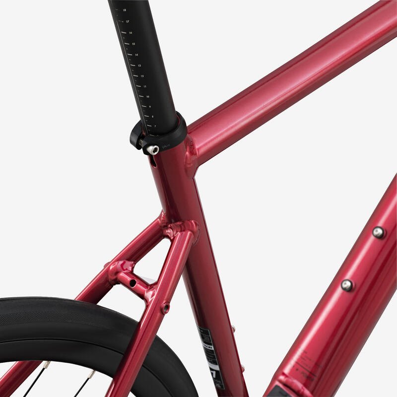 Bicicletă electrică de șosea SRAM Apex AXS 1x12v, E-EDR AF Roșu