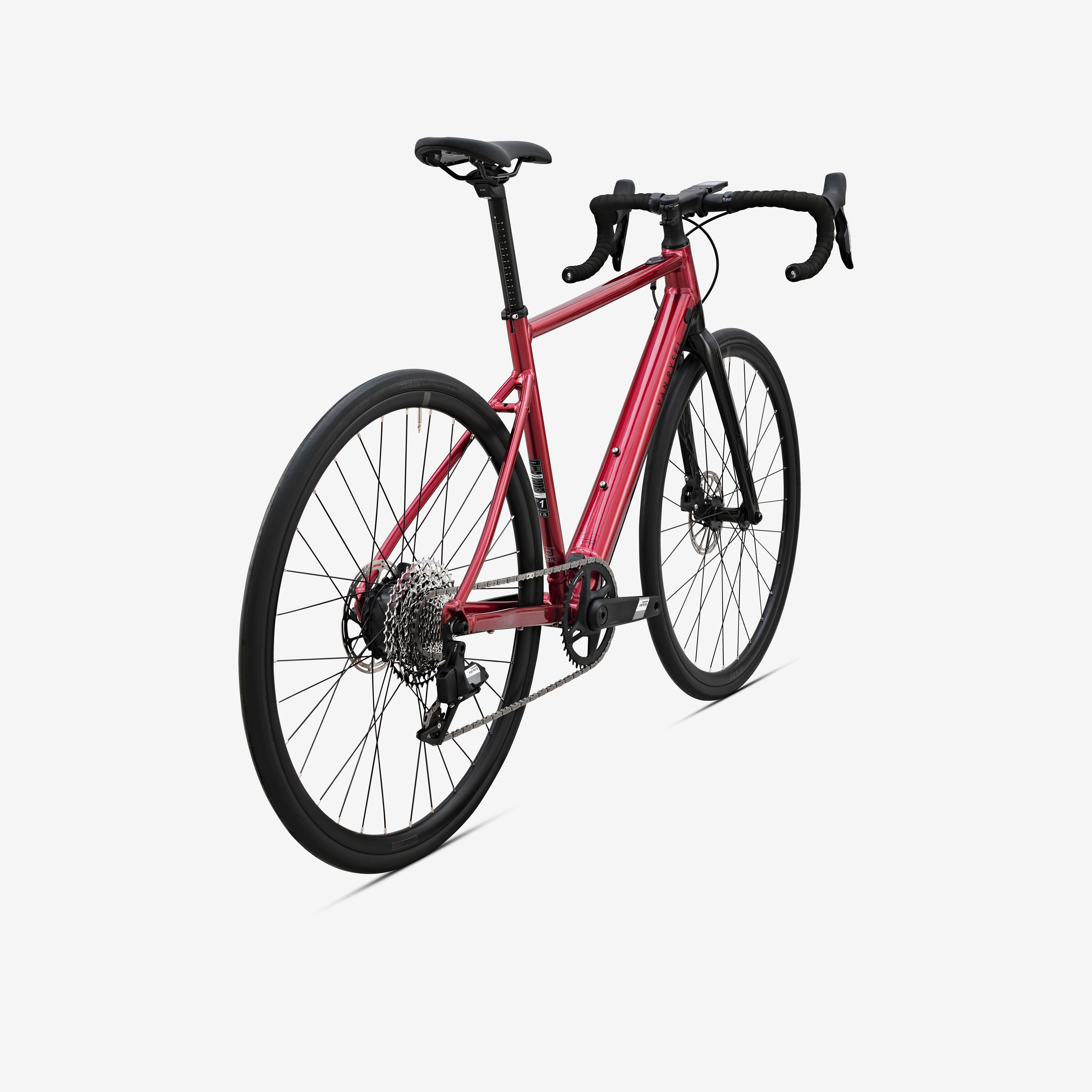 Electrical Assistance Road Bike E EDR AF Apex AXS 1x12 Red VAN RYSEL Decathlon