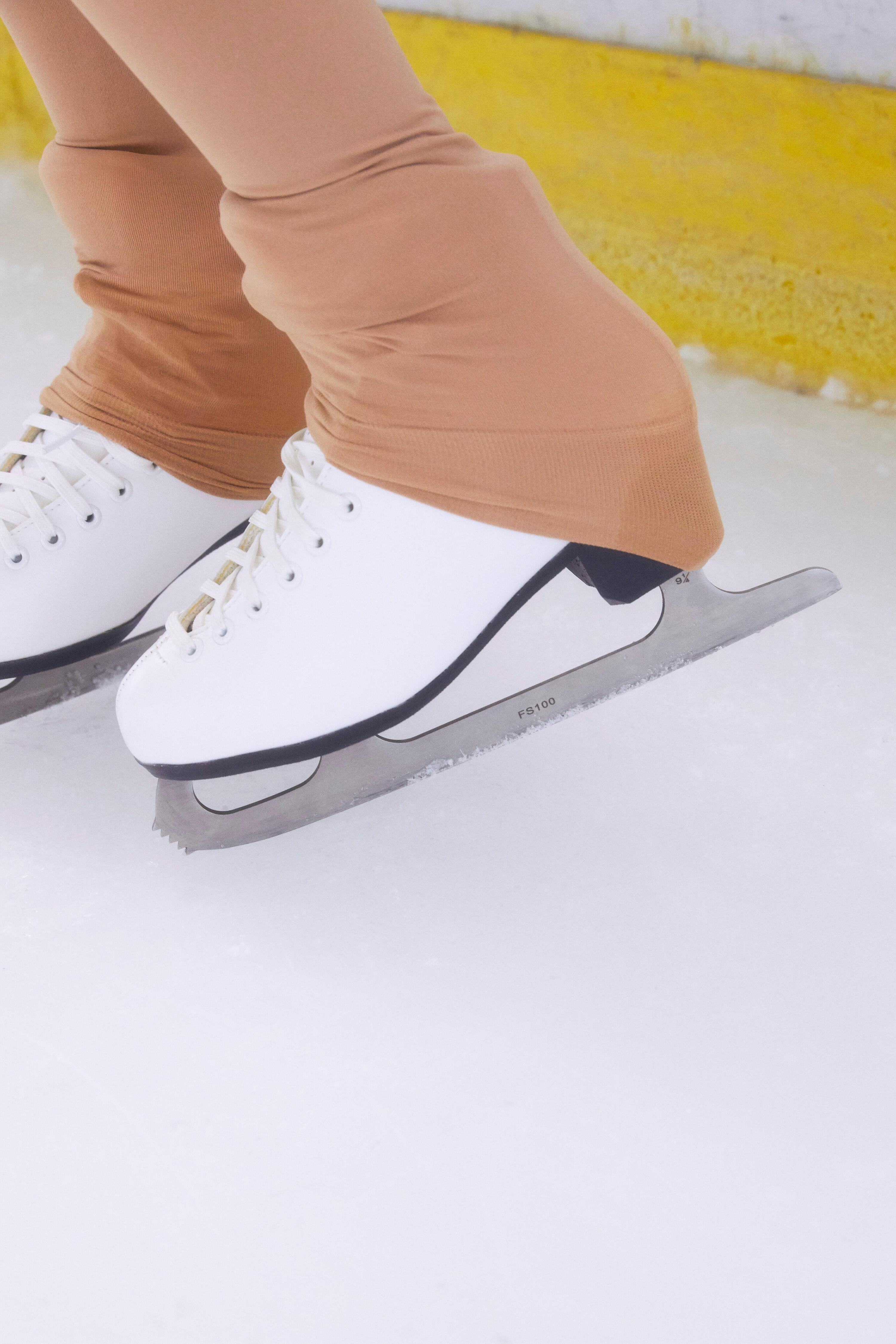Eiskunstlauf-Strumpfhose fusslos Kinder  10/15