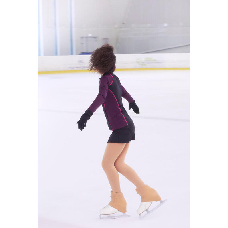 FUSTĂ PATINAJ ARTISTIC Negru Fete