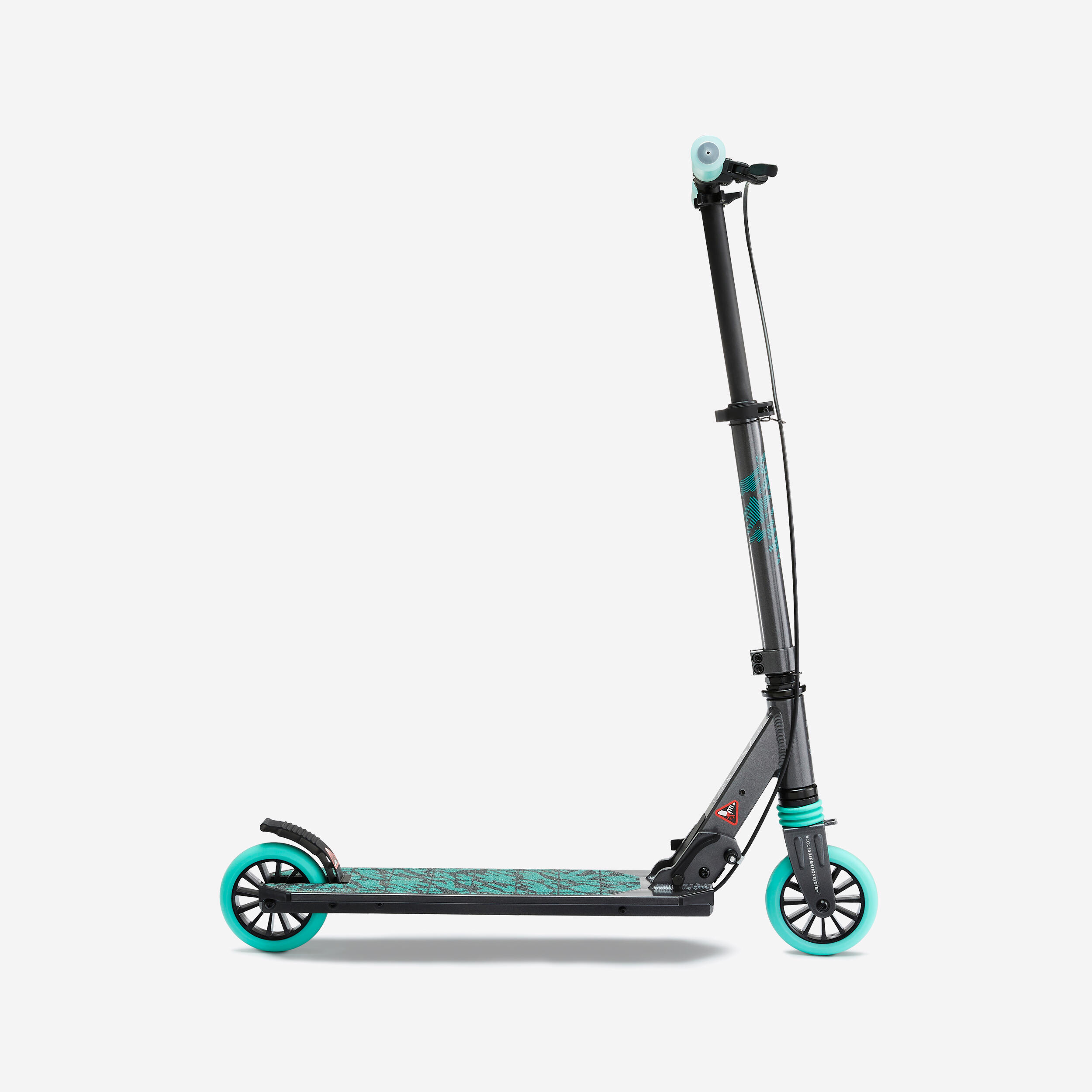 Kids' Scooter with Handlebar Brake and Suspension - MID 5  - OXELO