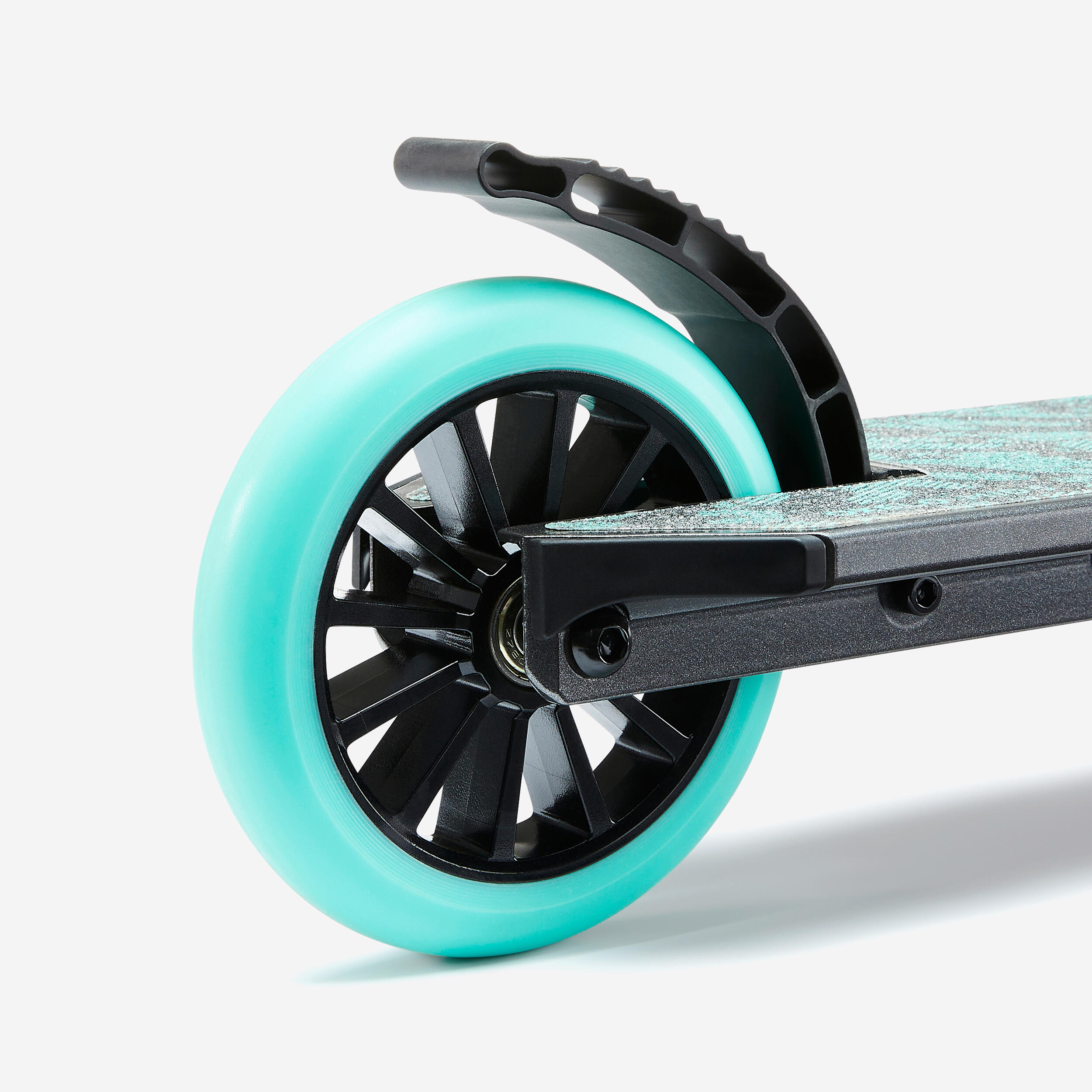 Kids' Scooter with Handlebar Brake and Suspension - MID 5  - OXELO
