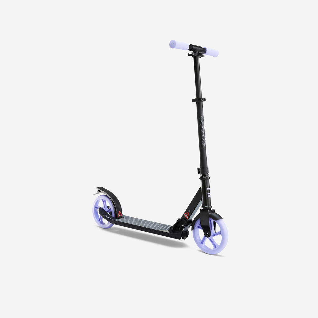 Monopatín Scooter niños Oxelo MID 7 negro lavanda