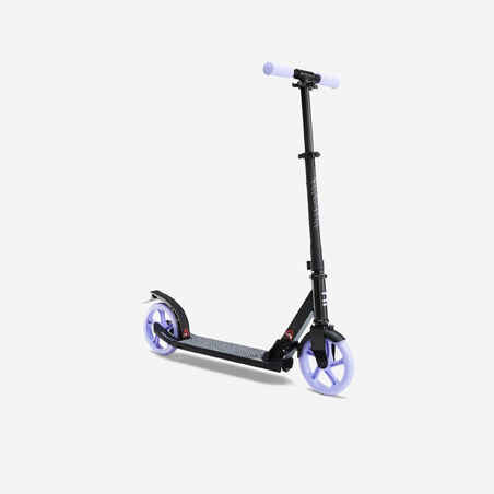 Scooter with Kickstand MID 7 - Black/Lavender