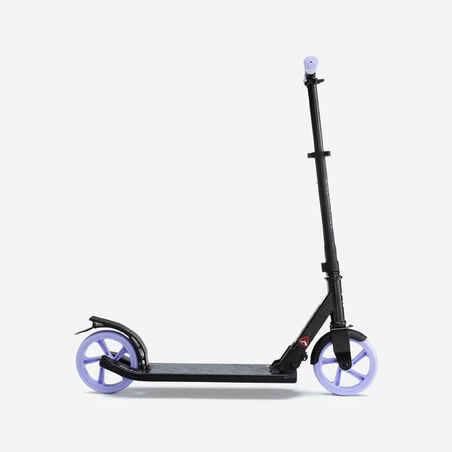 Scooter with Kickstand MID 7 - Black/Lavender