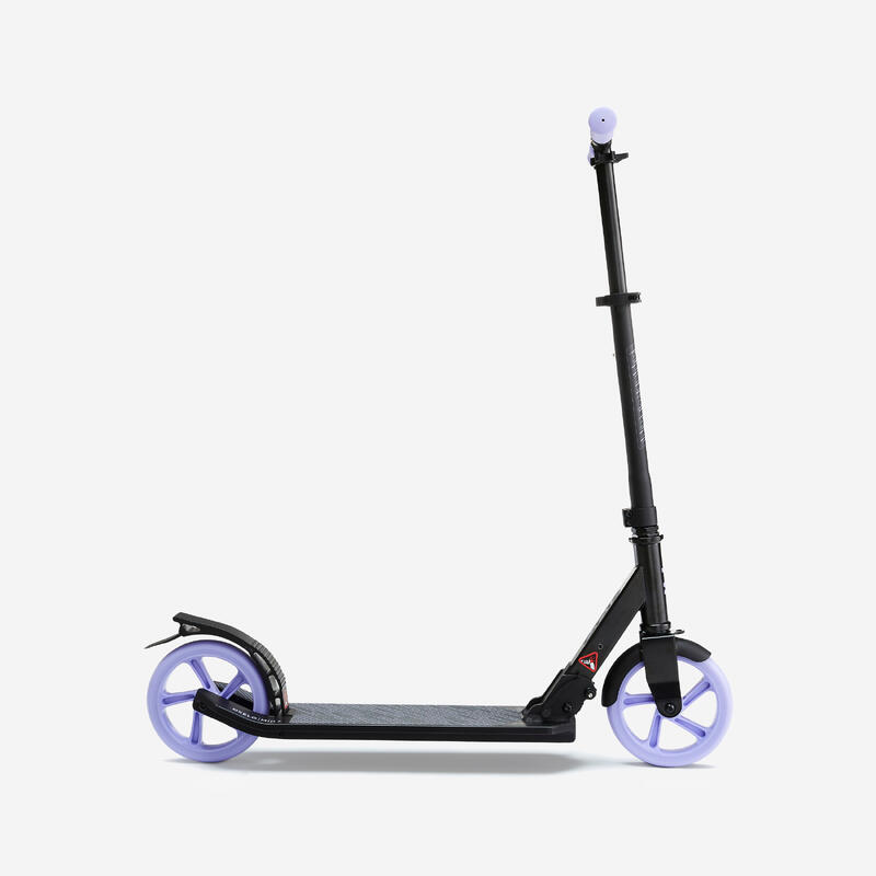 Scooter Tretroller mit Ständer - Mid 7 schwarz/lila