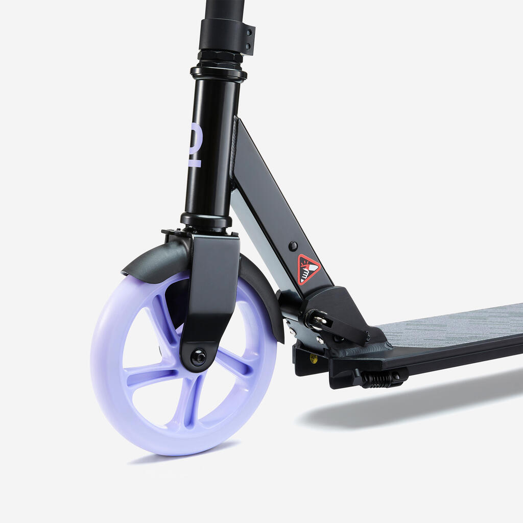 Scooter with Kickstand MID 7 - Black/Lavender