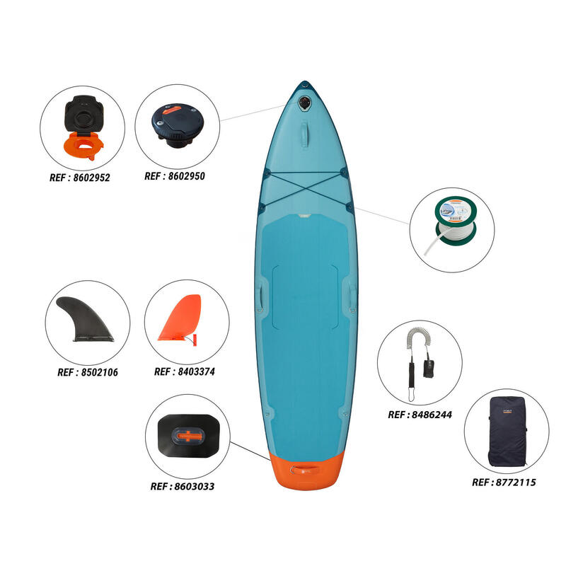 Stand up paddle gonflable robuste pour loueurs et clubs