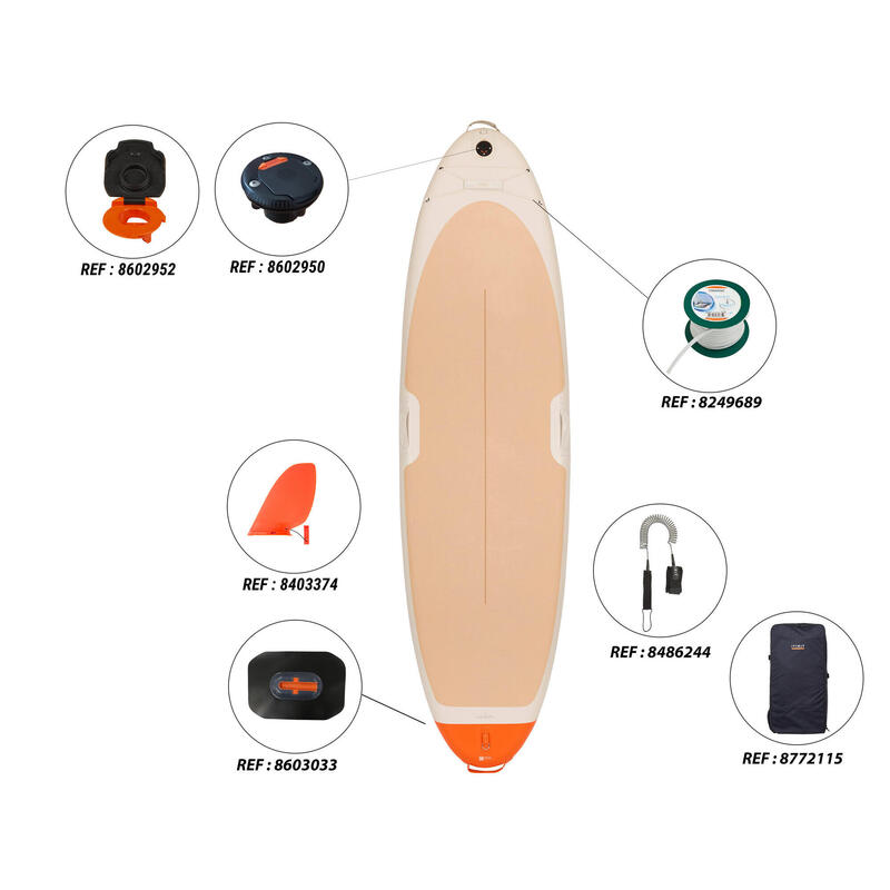 Opblaasbaar yoga supboard