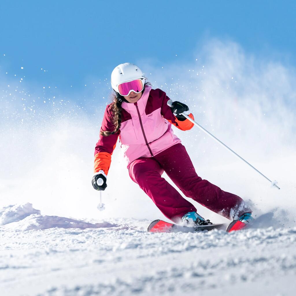 Tople i dišljive pantalone za skijanje 500 - ženske