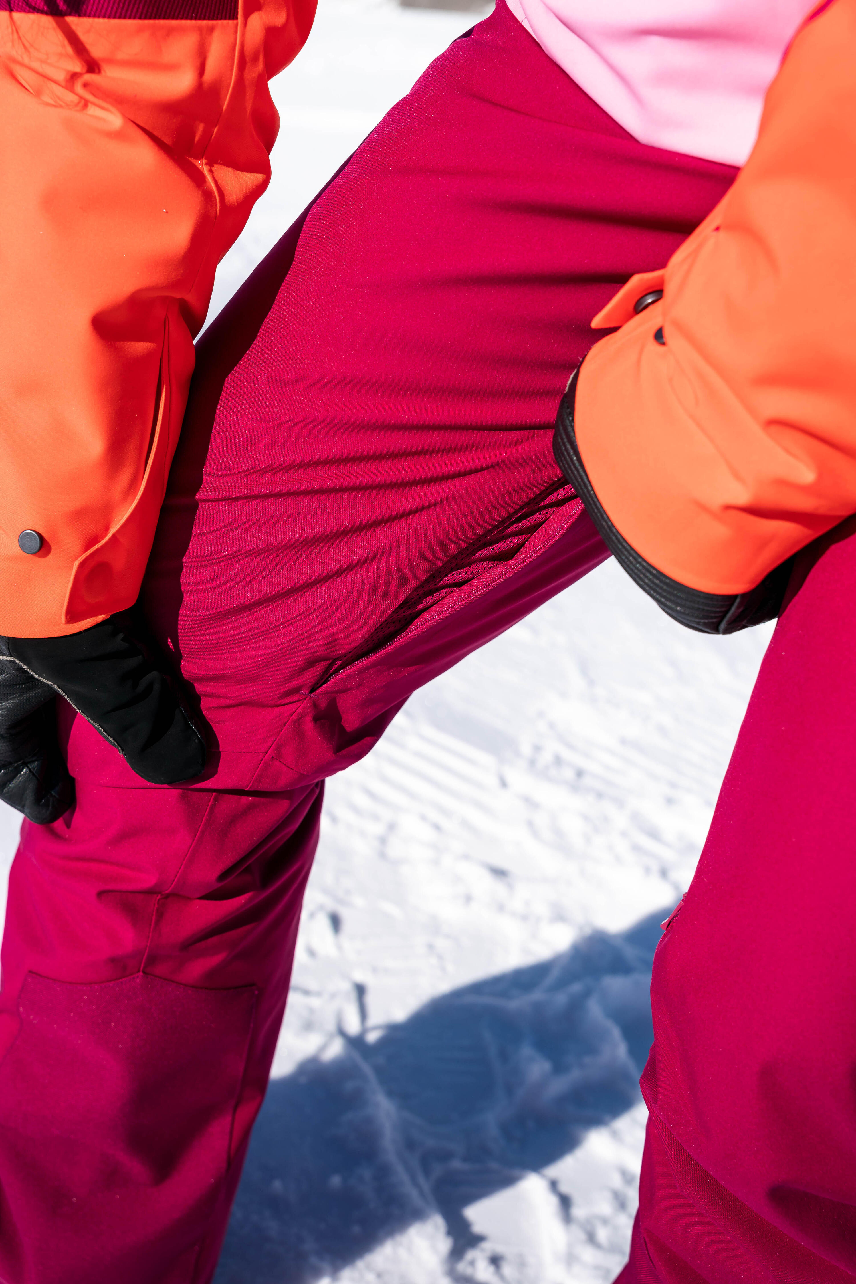Second Life - Women's Warm Ski Trousers  580 - Burgundy - EXCELLENT 2/12