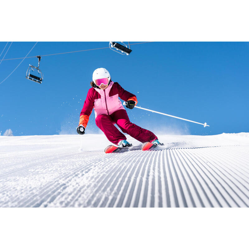 Ski-jas voor dames 500 SPORT roze fuchsia