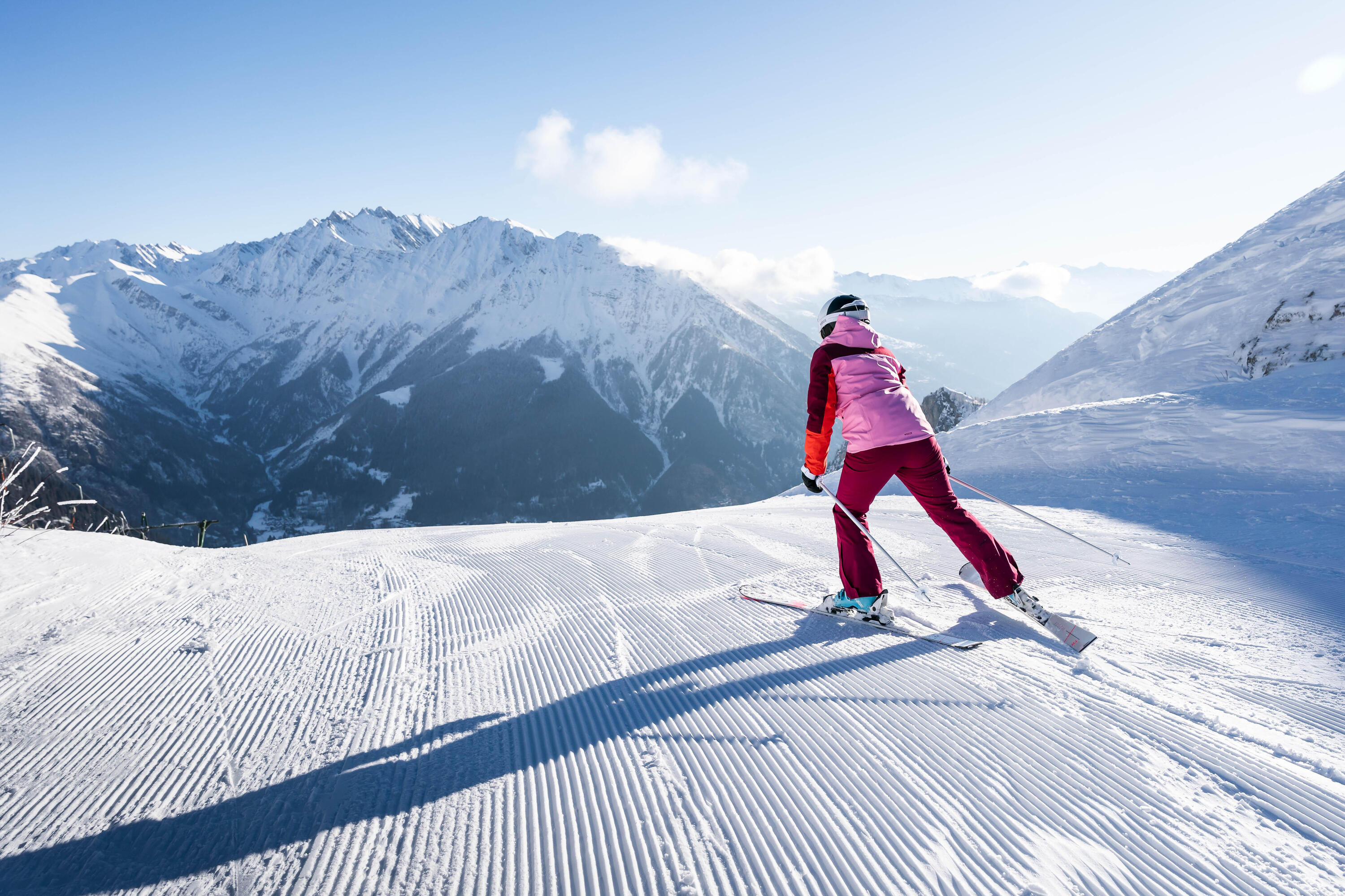 Women's Warm Ski Trousers  580 - Burgundy 15/23