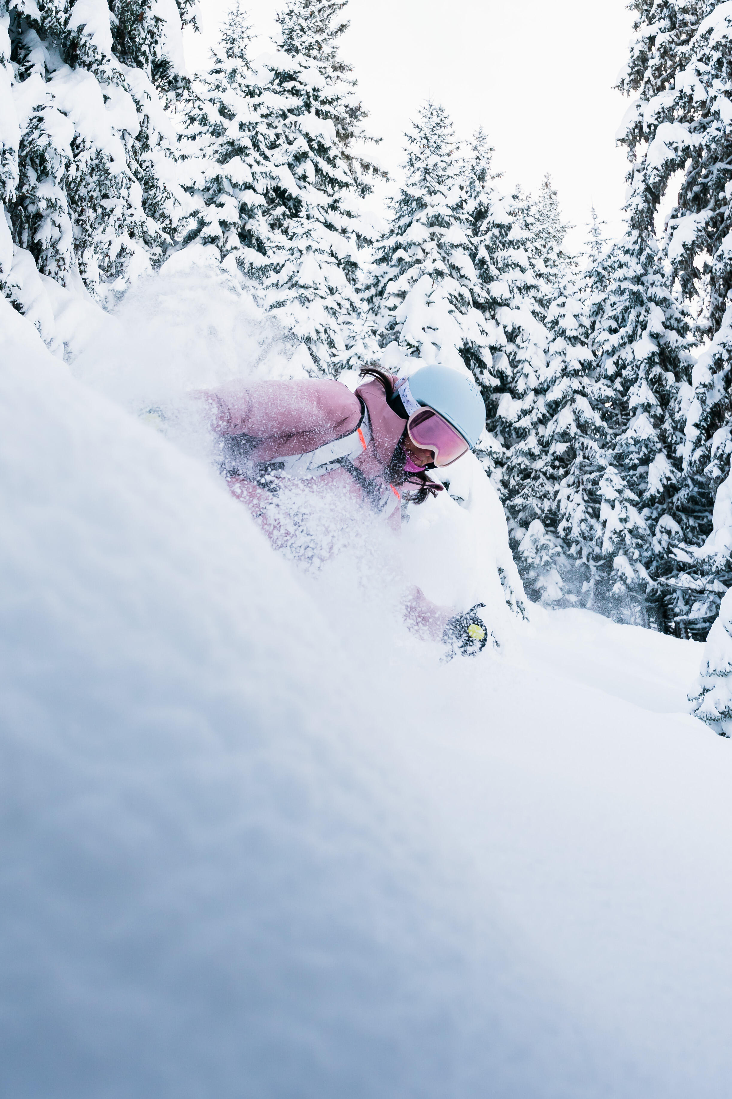 Pantalon de ski chaud et imperméable femme, FR 500 14/16