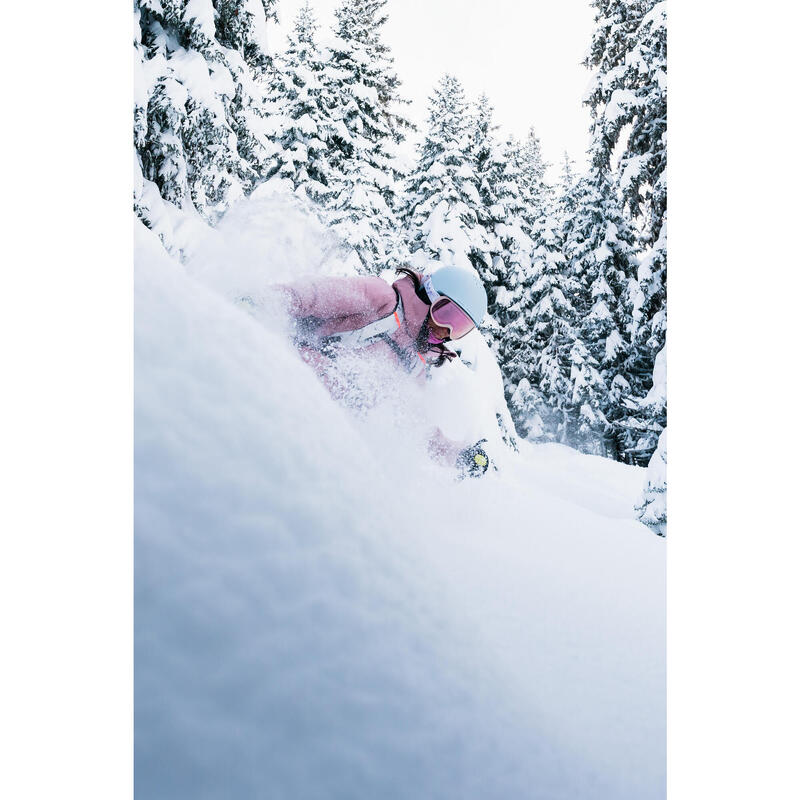 Pantalon de ski chaud et imperméable femme, FR500 rose