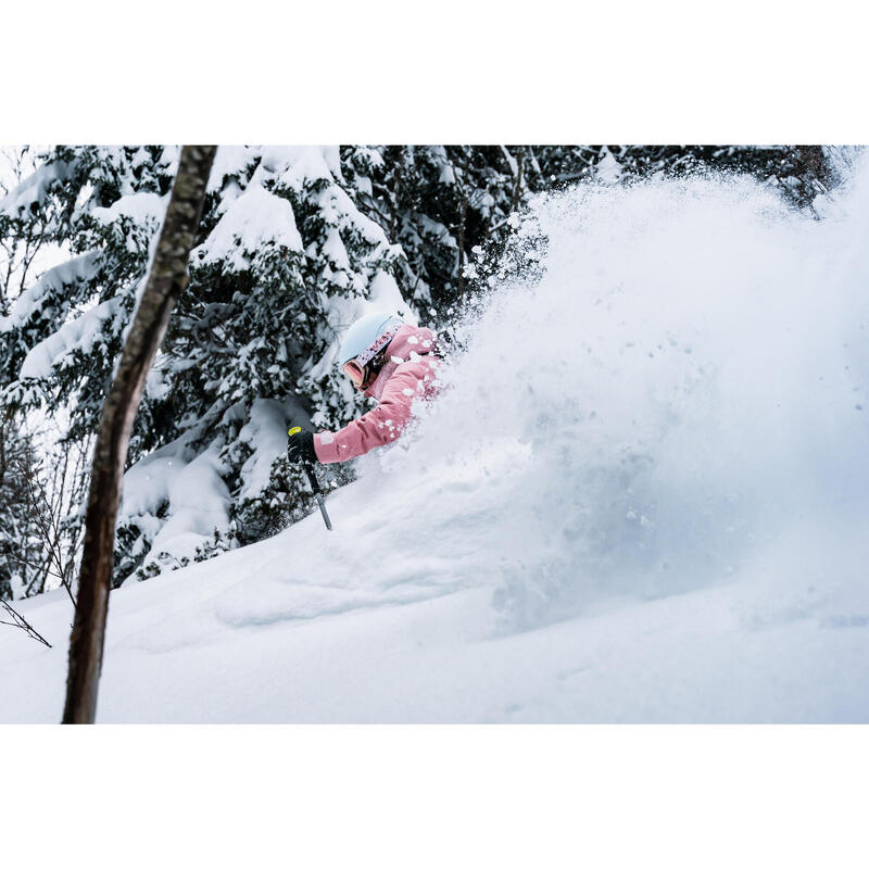 CASACO DE SKI MULHER FR 500 - ROSA PÁLIDO