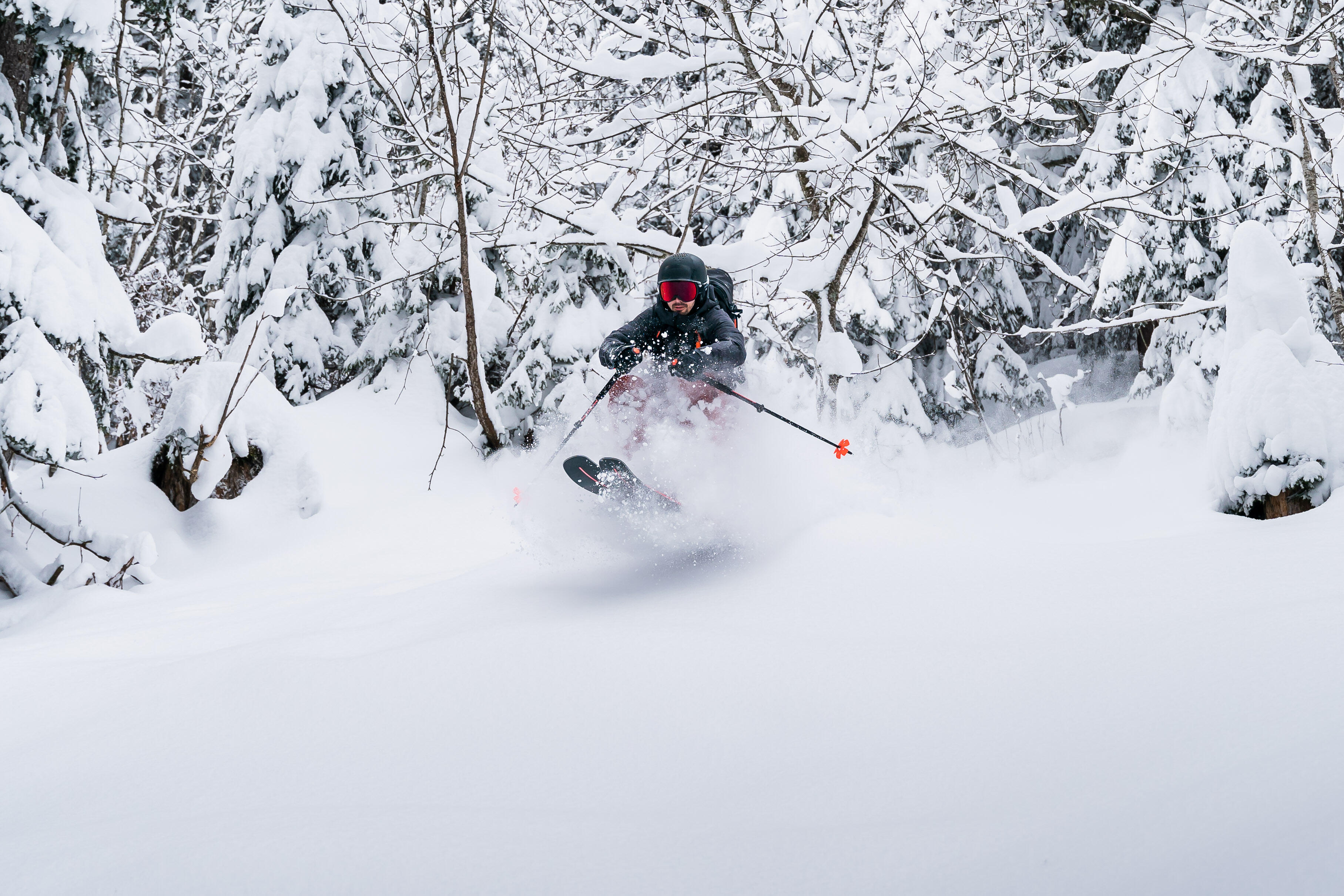 Skis hors-piste + fixations – Slash 100 - WEDZE