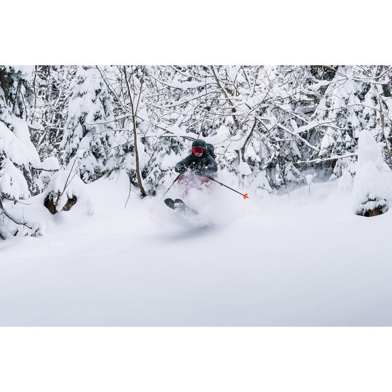 Ski-jas voor heren FR500 antracietgrijs