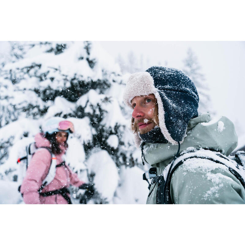 Gorro con orejeras terciopelo de invierno Adulto Wedze Chapka