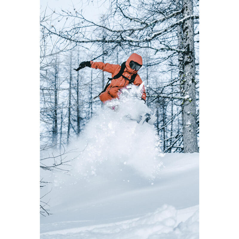 CALÇAS DE SKI HOMEM FR500 TERRA COTA