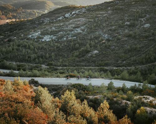 Scenic cycling route
