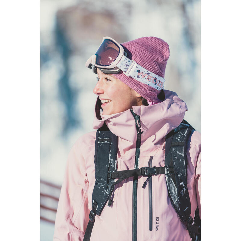 BONNET DE SKI ADULTE - FISHERMAN - ROSE CLAIR