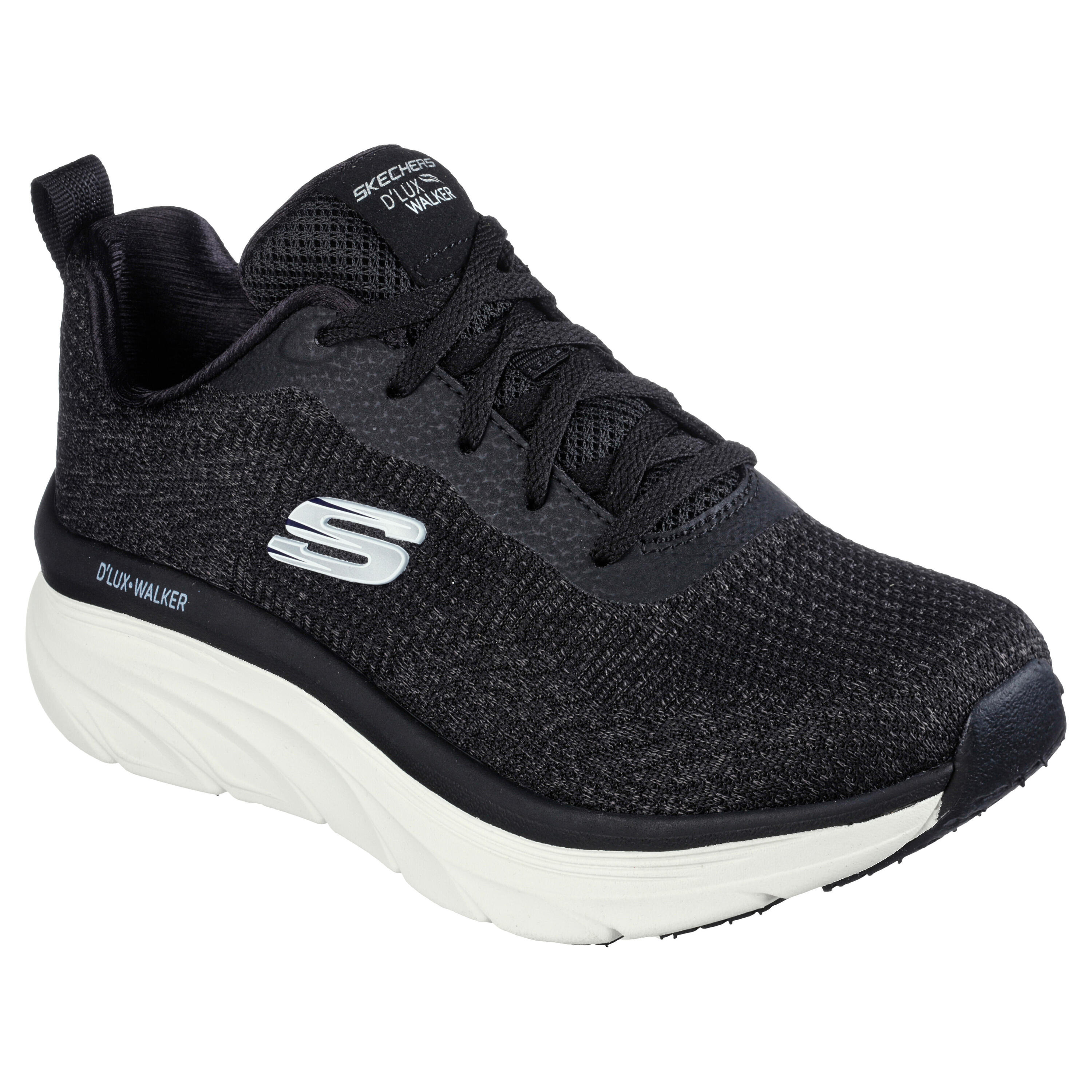Baskets de marche sportive femme, Dlux walker daily beauty noir 2/4