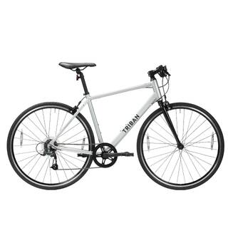Road Bike Triban RC100 Flat Bar - Aluminium Frame, 7 Speed, Caliper Brakes