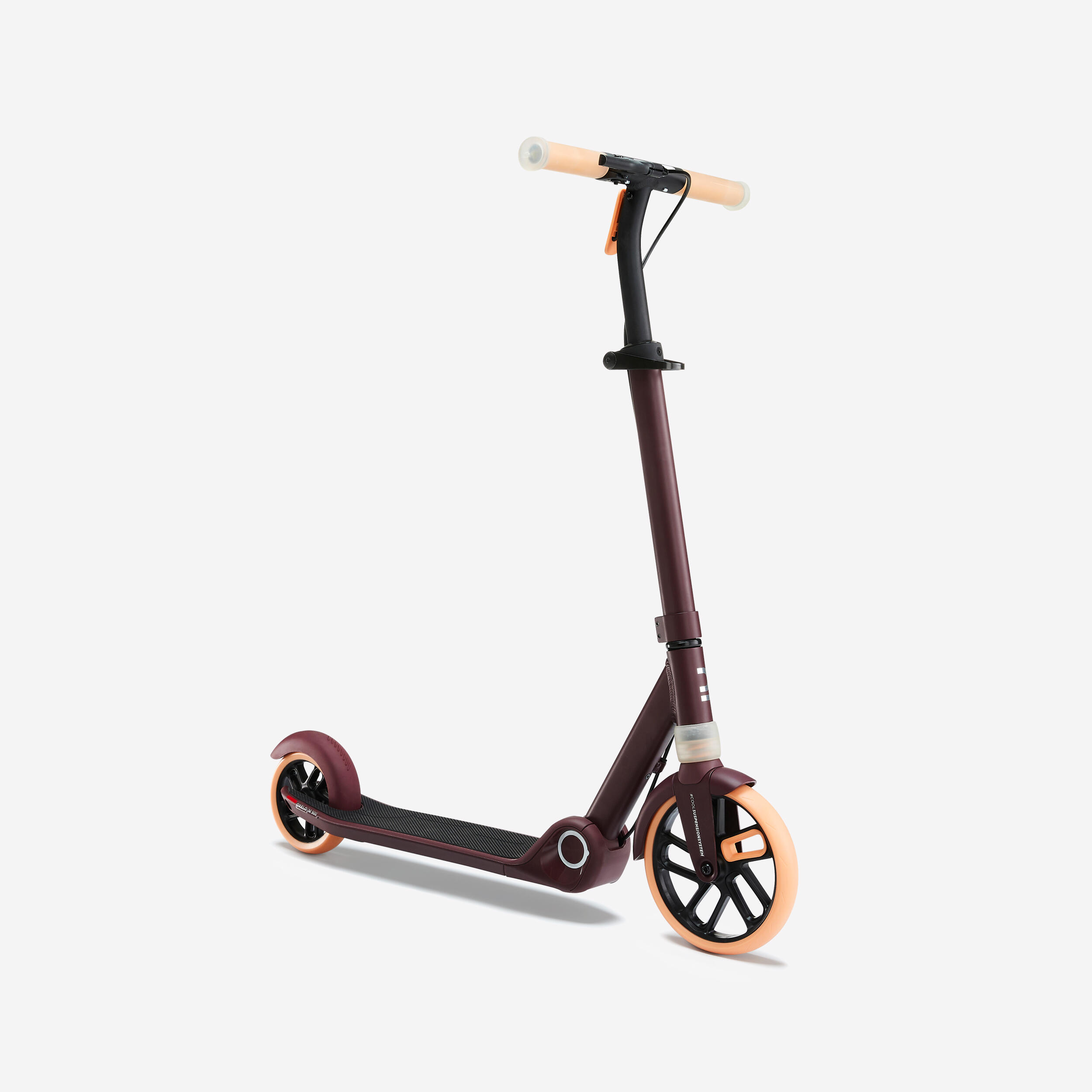 OXELO Kids' Scooter M900 - Burgundy/Coral