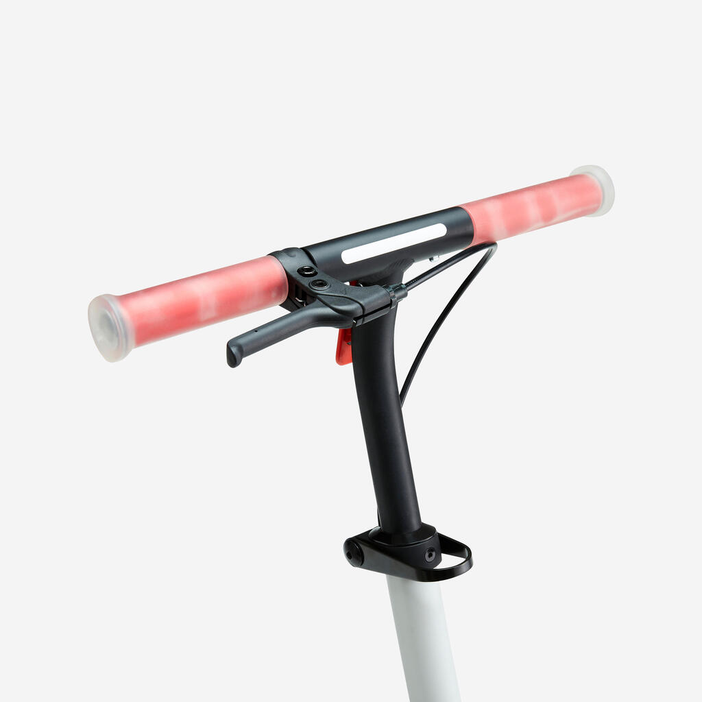 Trottinette junior m900 vert kaki et touche bleu clair