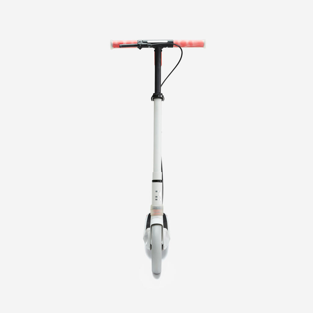 Trottinette junior m900 vert kaki et touche bleu clair